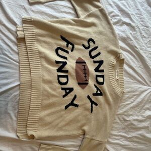 Sunday Funday Cream Sweater